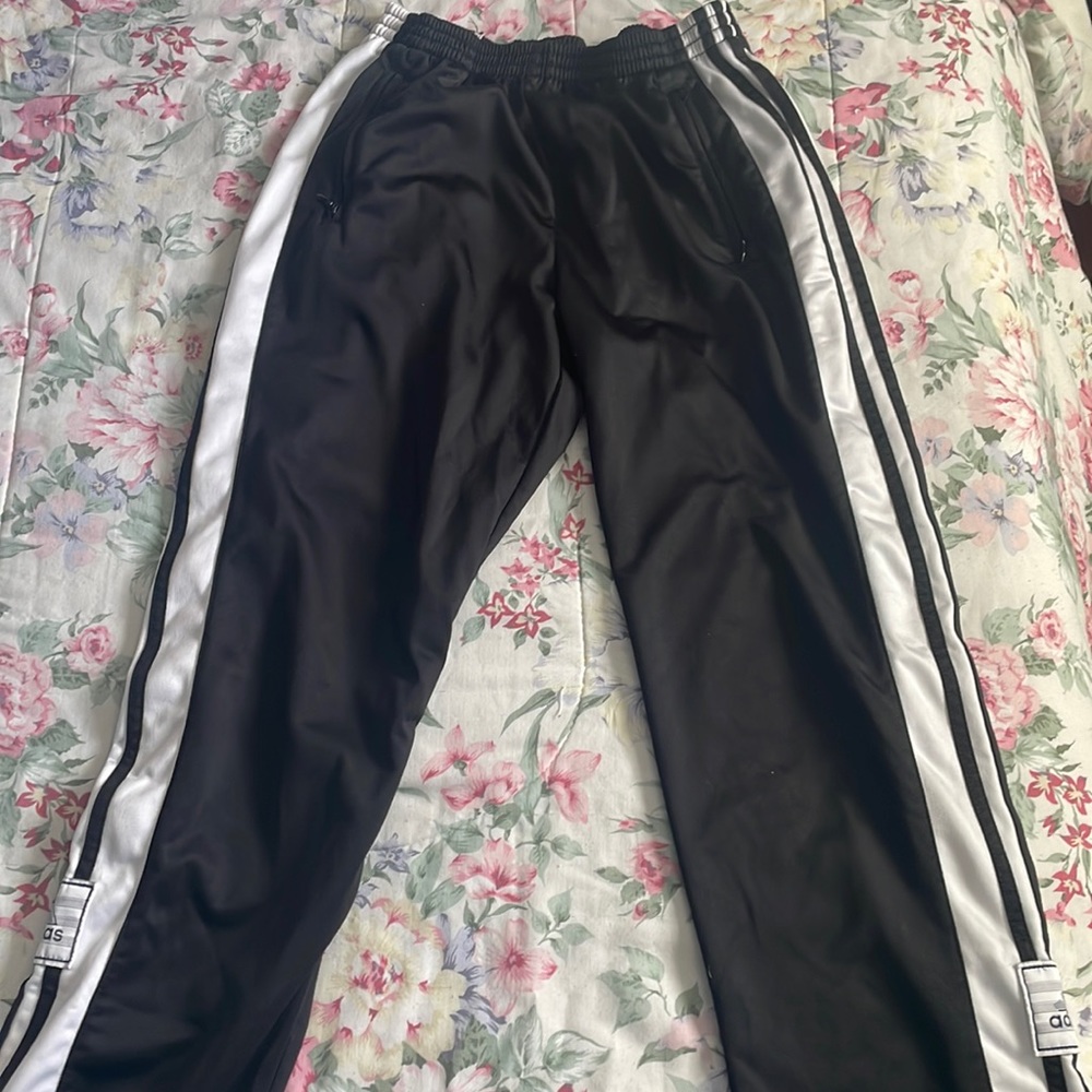 Adidas breakaway side snap track pants